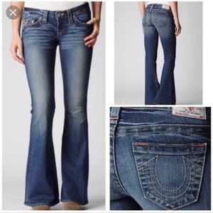 True Religion Flare petite jeans